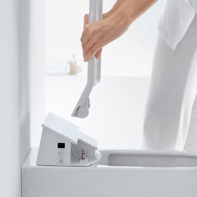 Zestaw Duravit ME by Starck miska WC z deską myjącą SensoWash Slim białą (2529590000, 611000002004300)