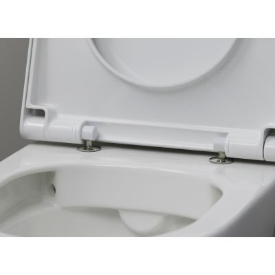 Zestaw Duravit DuraSystem stelaż podtynkowy z przyciskiem spłukującym czarny mat i miską WC Rimless D-Neo z deską wolnoopadającą (WD1011000000, WD5001031000, 45770900A1)