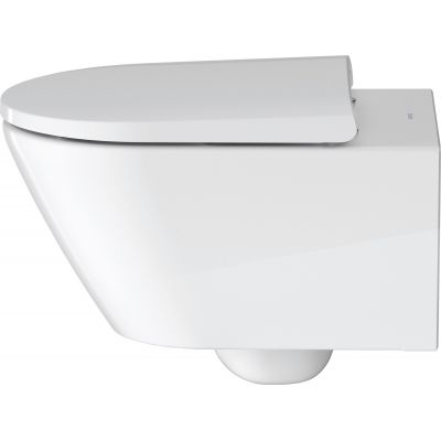 Zestaw Duravit DuraSystem stelaż podtynkowy z przyciskiem spłukującym czarny mat i miską WC Rimless D-Neo z deską wolnoopadającą (WD1011000000, WD5001031000, 45770900A1)