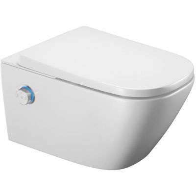 Excellent Dakota 2.0 S2 toaleta myjąca wisząca z pokrętłem sterującym biała/chrom CEEX.4124.593.S2.WH/CEEX.4022.D2.CR