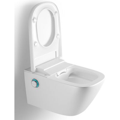 Excellent Dakota S1 miska WC wisząca z deską sedesową myjącą biała CENL.4120.593.S1.WH