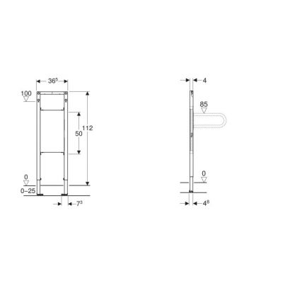 Geberit Duofix stelaż podtynkowy dla niepełnosprawnych 111.790.00.2