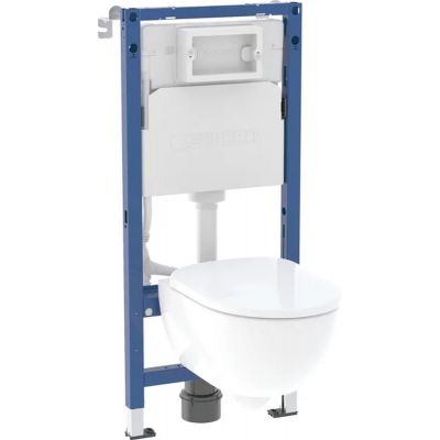 Geberit Duofix Basic zestaw WC stelaż z miską i deską 118.347.00.3