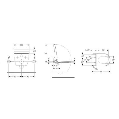 Geberit AquaClean Tuma Comfort deska myjąca biała 146.270.11.1