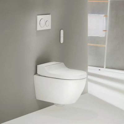 Geberit AquaClean Tuma Comfort toaleta myjąca wisząca bez kołnierza biała 146.290.11.1
