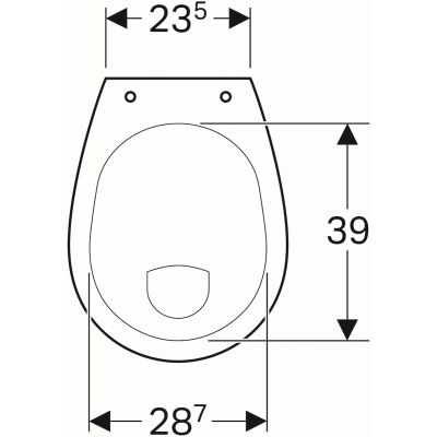 Geberit Vitalis miska WC stojąca dla niepełnosprawnych biała 211105000