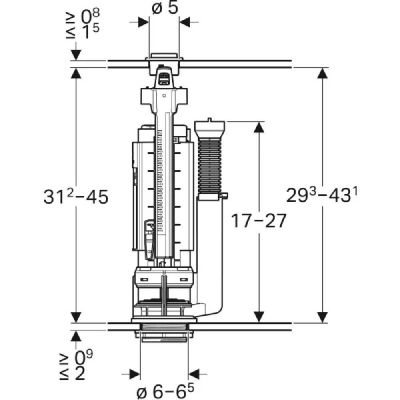 Geberit zawór spustowy 282.352.21.1