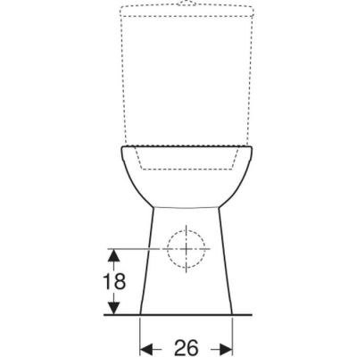 Geberit Selnova Comfort miska WC stojąca biała 500.284.01.5