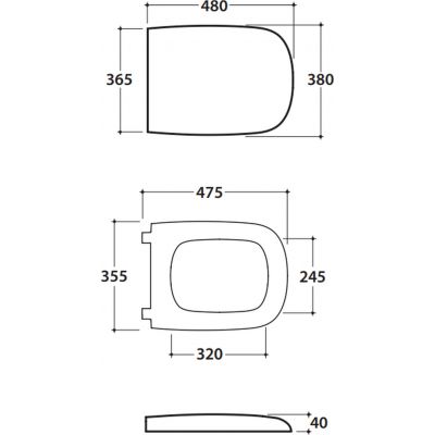 Globo Argento deska sedesowa wolnoopadająca biała GEA20BI