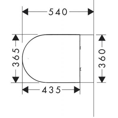 Hansgrohe GladeLake S miska WC z deską wolnoopadającą wisząca bez kołnierza biały połysk 60309450