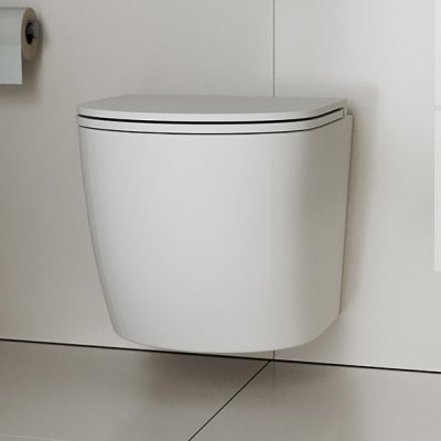 Hagser Beno miska WC z deską wolnoopadającą wisząca bez kołnierza biały HGR13000042