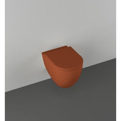 Isvea Infinity miska WC wisząca bez kołnierza brązowy mat 10NF02004-2U