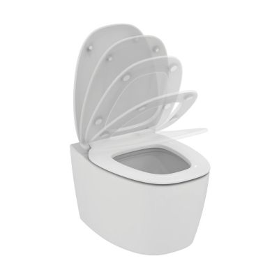 Ideal Standard Dea miska WC wisząca Aquablade z deską wolnoopadającą biała T348801