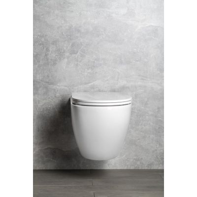 Isvea Infinity miska WC wisząca Rimless biała 10NF02001
