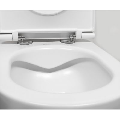 Isvea Infinity miska WC wisząca bez kołnierza biały mat 10NF02004-2L