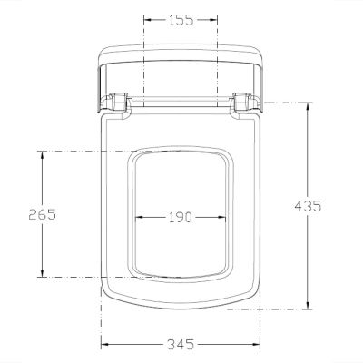 Isvea Purity deska sedesowa biała 40S30100I