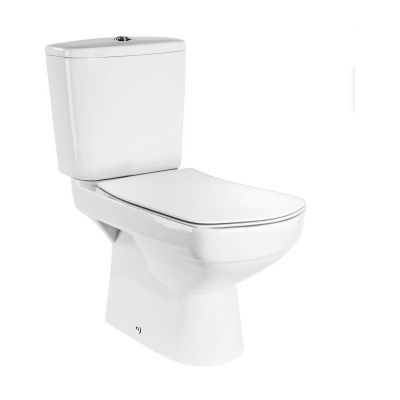 KFA Armatura Mero Water Clean kompakt WC bez kołnierza z deską wolnoopadającą biały 1640-204-113