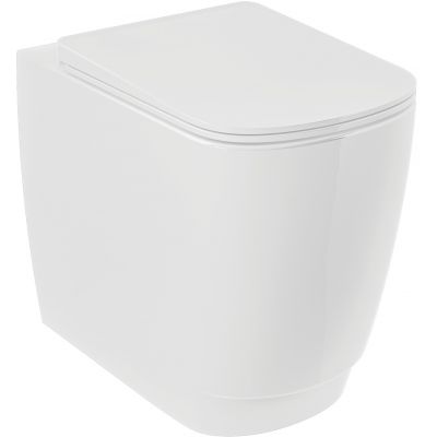 Kludi Resa S miska WC stojąca bez kołnierza ze spłukiwaniem wirowym biały połysk 27WCB0343