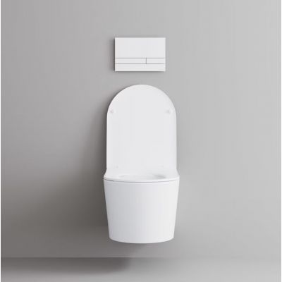 Kronenbach Tube miska WC wisząca ze spłukiwaniem wirowym biały KB100080WG