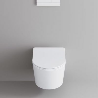 Kronenbach Tube miska WC wisząca ze spłukiwaniem wirowym biały KB100080WG