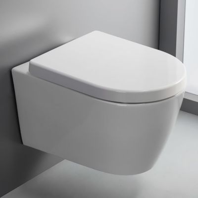 Kronenbach Tube miska WC wisząca bez kołnierza biały KB15100TU