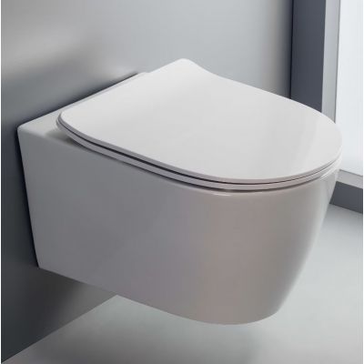 Kronenbach Tube miska WC wisząca bez kołnierza biały KB15100TU