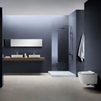 Kronenbach Tube miska WC wisząca bez kołnierza biały KB15100TU