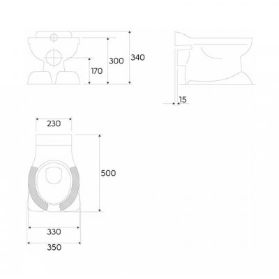 Keramag Kind miska WC stojąca dziecięca 212010-000