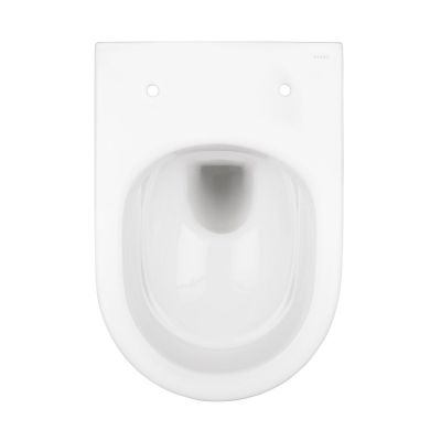 Zestaw Ksuro 01 miska WC wisząca Pure Edge z powłoką Intelligent Coat z deską wolnoopadającą biały 22801000