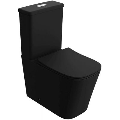 LaVita Tryton zestaw kompakt WC stojący czarny mat