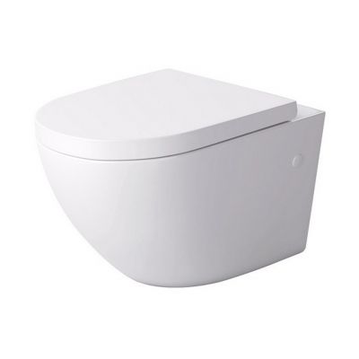 Massi Decos miska WC wisząca z deską wolnoopadającą duroplast biała MSM-3673DU