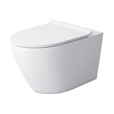 Massi Decos miska WC wisząca z deską wolnoopadającą Slim biała MSM-3673SLIM