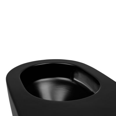 Oltens Hamnes Stille miska wisząca WC PureRim SmartClean z deską wolnoopadającą czarna 42522300