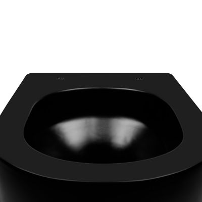 Oltens Hamnes Stille miska wisząca WC PureRim SmartClean z deską wolnoopadającą czarna 42522300
