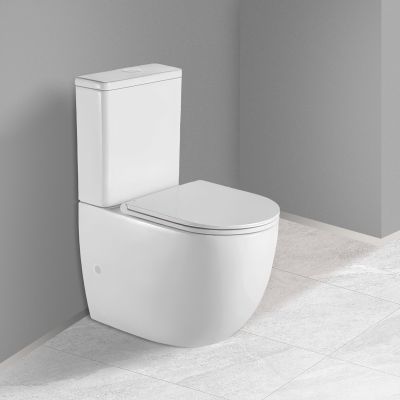 Oltens Hamnes Stille kompakt miska WC z powłoką SmartClean biały 44501000