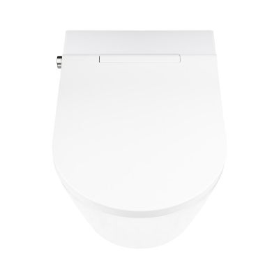 Oltens SmartFrisk miska WC wisząca myjąca z powłoką SmartClean z deską biała 42038000