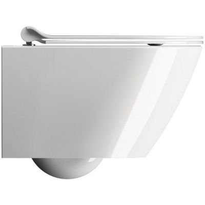 GSI Kube X miska WC wisząca bez kołnierza Swirlflush ExtraGlaze biały 941611