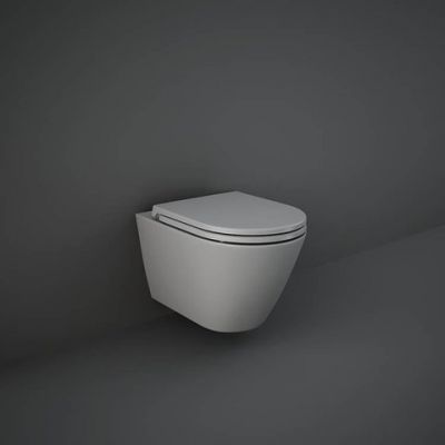 Rak Ceramics Feeling miska WC wisząca bez kołnierza szary mat RST23503A