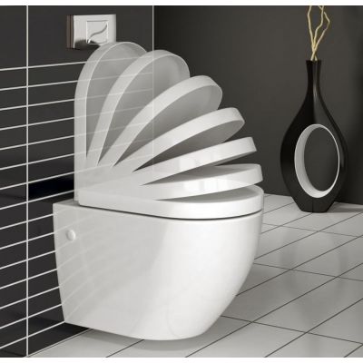 Rea Carlo Mini miska WC z deską wolnoopadającą