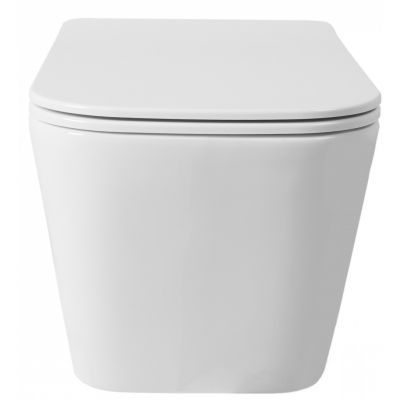 Rea Raul Rimless miska WC wisząca z deską wolnoopadającą biały REA-C9660