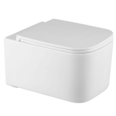 Rea Tino Rimless miska WC wisząca z deską wolnoopadającą biały REA-C2630
