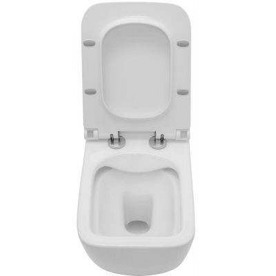 Rea Harry miska WC wisząca z deską wolnoopadającą biały REA-C6578