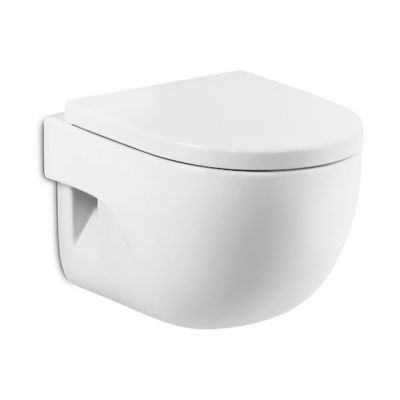 Zestaw miska WC wisząca z deską wolnoopadającą Roca Meridian-N Compacto (A346248000, A8012AC004)