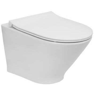 Roca Gap Round Compacto miska WC wisząca Rimless MaxiClean biała A3460NB00M