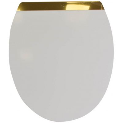 Sepio deska sedesowa Model 203 biała/złota 10DESWCGDU203