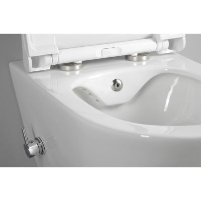 Sapho Avva miska WC bez kołnierza Rimless z funkcją bidetu biały 100315