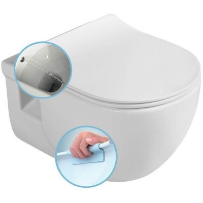 Sapho Brilla miska WC z funkcją bidetu biała 100612