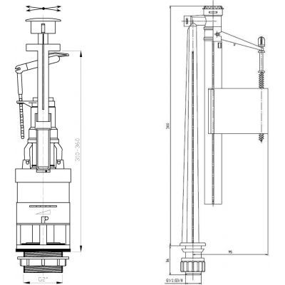 Sapho Antik kompakt WCSET08-ANTIK_błędny
