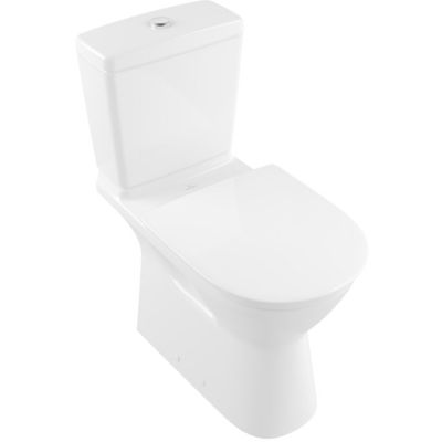 Villeroy & Boch O.Novo Vita miska WC kompakt stojąca bez kołnierza CeramicPlus Weiss Alpin 4620R0R1