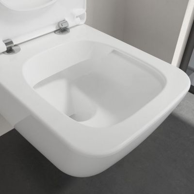 Villeroy & Boch Collaro Combi-Pack miska WC wisząca DirectFlush CeramicPlus z deską wolnoopadającą Weiss Alpin 4626HSR1